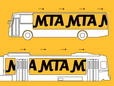 Bus / Light Rail MTA Branding branding maryland transit authority mta yellow