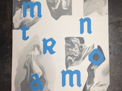 Marmont Specimen poster typeface