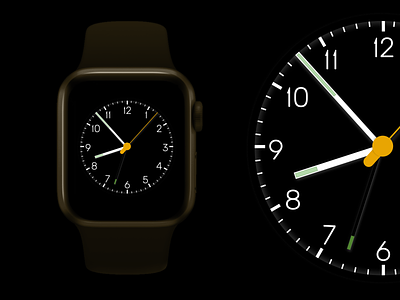 Watch face: Braun x Apple apple watch face braun alarm clock dieter rams figma functionalist design less but better