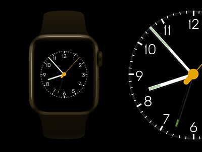 Watch face: Braun x Apple