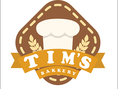 Tim's Bakery logo branding design illustration logo logo design logodesign vector