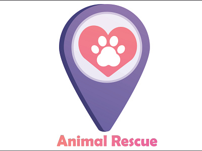 Animal Rescue App branding design illustration logo logo design logodesign vector