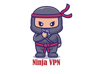 VPN Ninja App branding design illustration logo logo design logodesign vector