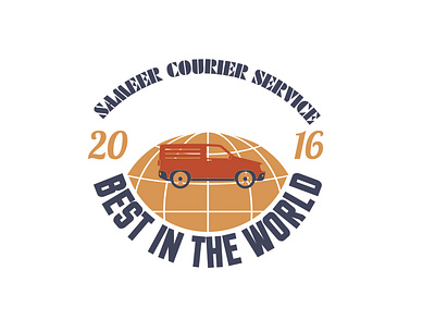 Courier Service branding design illustration logo logo design logodesign vector