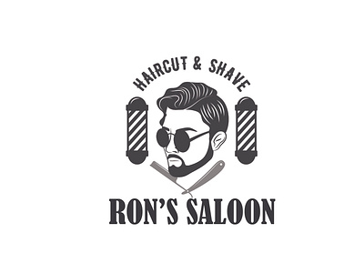 Men's Saloon branding design illustration logo logo design logodesign vector