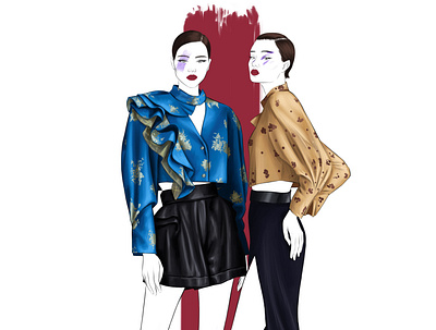 Clothing design art clothing design design designer fashion illustration modern sketches