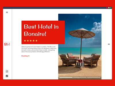 Promotional Website For a Hotel in Bonaire! 5 star hotel appartment wesbite beach website hotel hotel booking hotel website hotels island island website landing page promotional wesbite tourism website tourist ui ux ux ui design uxui webdesign landingpage