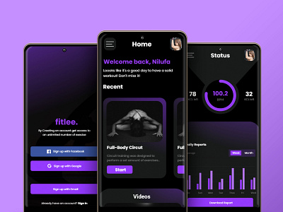 Fitness App Design