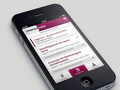 mensa.app final app ios iphone mensa navigation tabbar