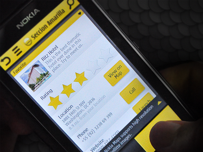 Seccion amarilla app mobile nokia