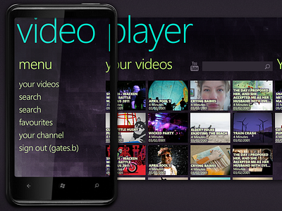 Videoplayer app mobile nokia windows wp8