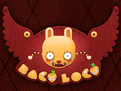 Bacologo bunny carrot casual game ipad iphone mobile nokia red tablet wing yellow