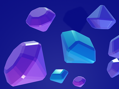 Diamonds - free blender file blue currency currency exchange diamantes diamond diamonds hard currency purple