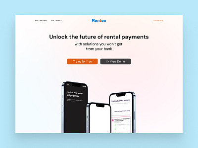 Landing Page for a Rental App design figma illustration nigerian ui uidesign ux