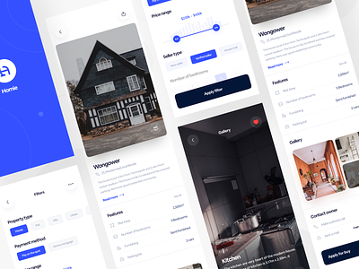 Homie | Real estate app appartment ar building buy home app clean ui home listing home rent app house housing innovations ios minimal mobile mobile app property app property real estate app real estate real estate app ui design ui ux