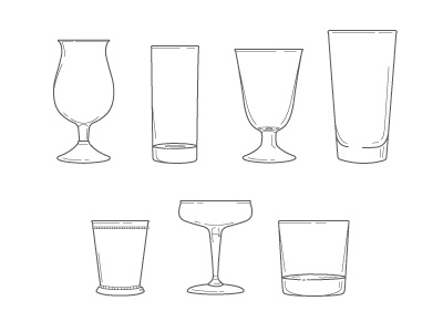 Glassware Icons