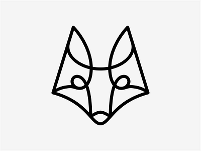 Fox Line animal art artsigma brand branding design fox icon illustration line logo logo design mark symbol ui wolf