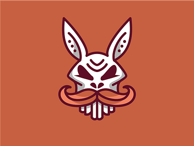 Rabbit Skull animal art artsigma design icon logo mark rabbit skull