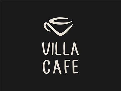 Villa Cafe art artsigma cafe coffee design logo logotipo mark symbol