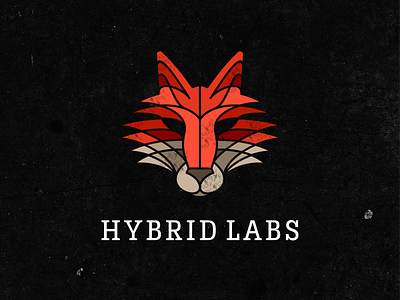 Hybrid Labs art artsigma brand design fox hybrid labs logo design logotipo