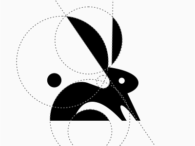 Rabbit art.sigma artsigma brand grid logo logo-design rabbit rabbit logo