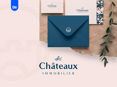 des Châteaux immobilier - Branding behance behance project branding castle design grid home house icon identity isotype logo mark project real estate realty typography