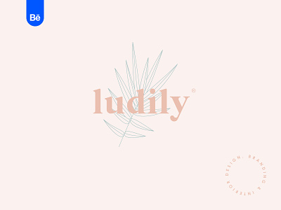 Ludily - Naming & Branding architecture behance behance project branding design geometry grid identity interior design lettering logo mark process project typography vector