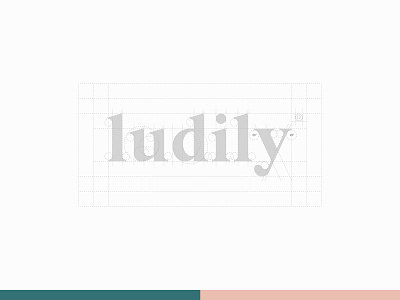 Ludily - Logotype architecture behance behance project behancereviews branding design geometry grid icon identity interior design lettering logo mark process project sign typography vector