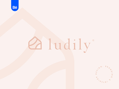 Ludily - Branding v2 architecture behance behance project branding design geometry grid identity interior design isotype lettering logo logotype mark process project typography vector
