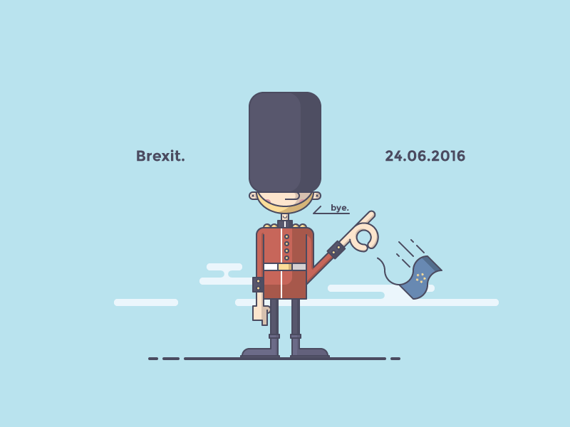 Brexit - United Kingdom vote vector uk remain illustration guard geometry europe eu england britain brexit