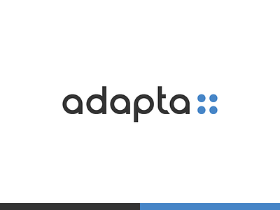 adapta - Accessibility consulting - Logo geometry grid identity lettering logo mark monogram overlay process sign sketch