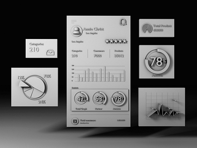 App dashboard blender blender 3d design render ui ui design uidesign