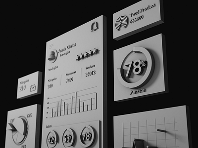 App dashboard 3D