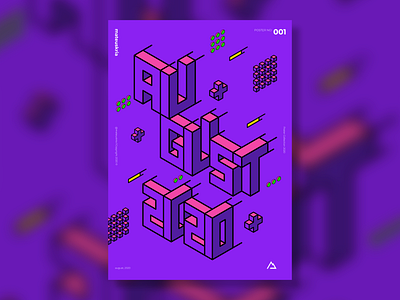 Isometric Poster in Affinity Designer
