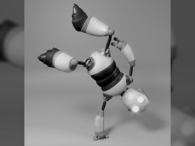 Breakdance Robot 3d 3d art blender blender3d blender3dart digital art digitalart render rendering