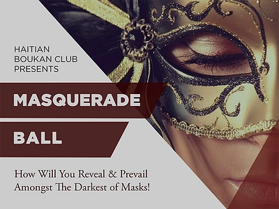 Masquerade Ball - Flyer Announcement Design Vr 2 dark design event flyer flyer design graphic graphic design mask masquerade ball photo promotion theme