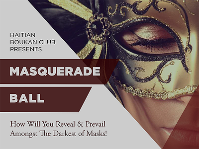 Masquerade Ball - Flyer Announcement Design Vr 2