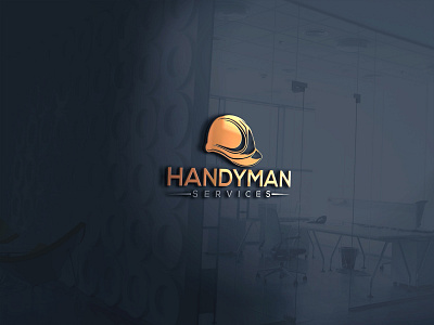 Handyman services logo branding design flat icon illustration illustrator logo minimal resturent logo typography