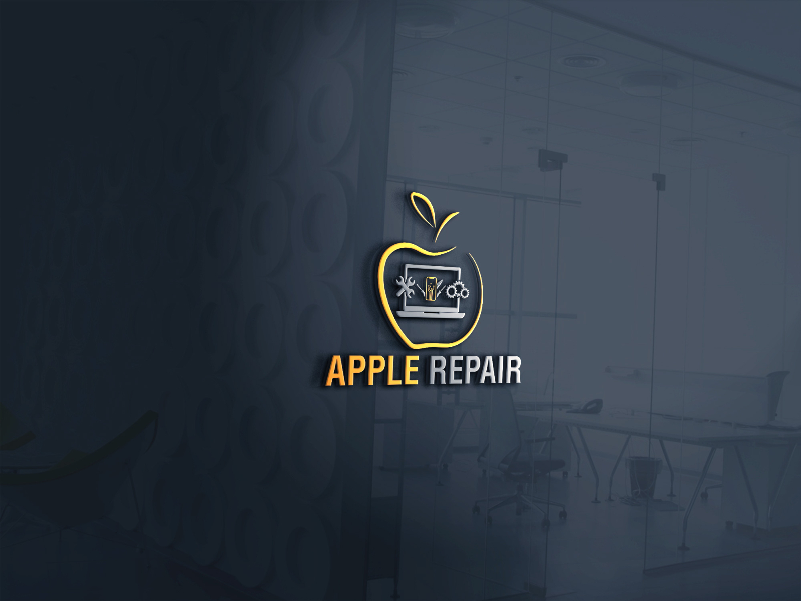 Free Gradient Professional Auto Repair Mechanic Logo template