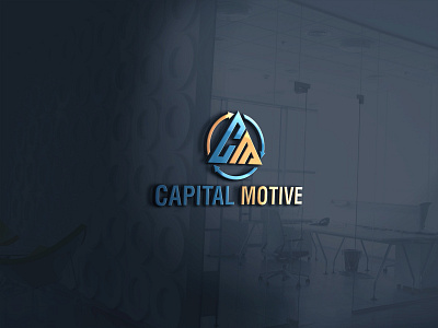 Capital Motive Logo branding design icon illustration illustrator logo minimal resturent logo typography vector