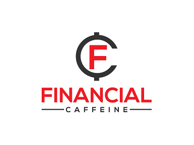 Financial Caffeine2 branding design icon illustration illustrator leaf logo logo minimal typography vector