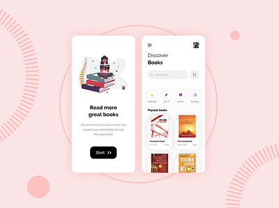 BookNest : Ebook App UI app apple best book app clean creative credit card credit card payment ebook design ebook ui finance ios mastercard minimal mobile app navbar popular top trending trending ui