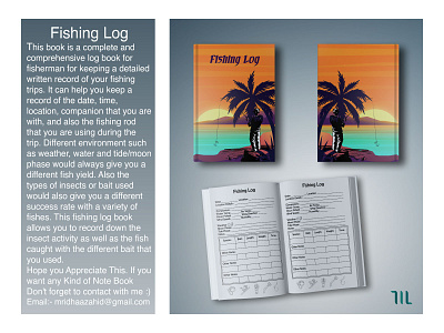 Fishing Log fishing logo log book mridha zahid mz