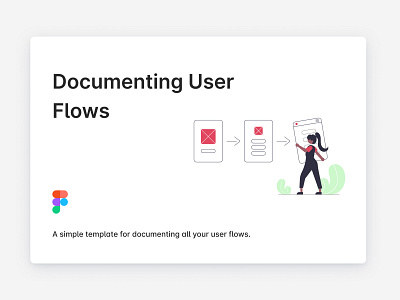 User Flows - Documentation Template for Figma collaboration documentation figma figmadesign flow freebie template user user flow user flows