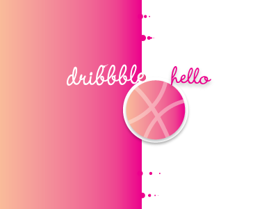 Hey there dribbble! dribbble excited first shot hello dribbble illustration thankful welcome