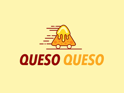 Unused Logo Concept - Queso Cheese Dip branding cheese food and drink logo logotype queso unused logo