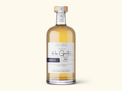 Tequila de la Gente - Label Design alcohol bottle branding cpg design food and drink logo minimal tequila