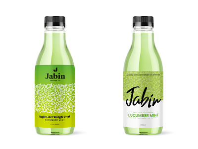 Jabin Bev Co - Final Designs apple cider vinegar beverage branding cpg design drink food and drink logo snack typography