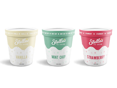 Final Concept - Ice Cream Packaging Rebrand branding cpg dairy design dessert food and drink frozen dessert frozen foods ice cream logo typography