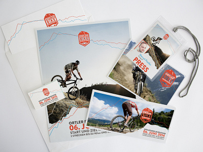 Ortler Bike Marathon branding corporate design print